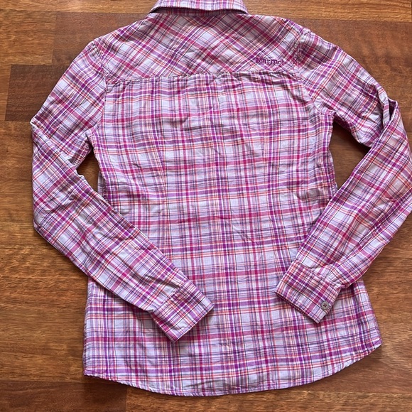 Like new Marmot plaid long sleeve top - Picture 11 of 14